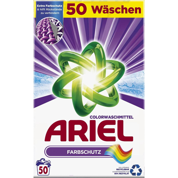 Прах за пране Ariel Color+ 3.25KG/50 пранета