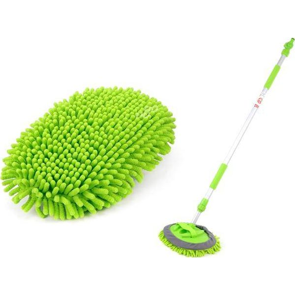 Mikroszálas Teleszkópos Kefe Autómosáshoz 98-168 Cm Amio-02397