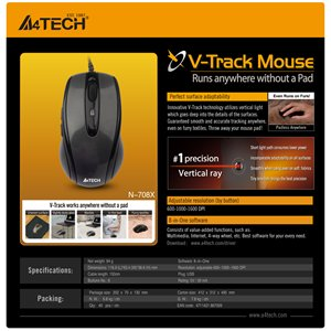 Mysz A4Tech V-Track N-708X (A4TMYS44125)