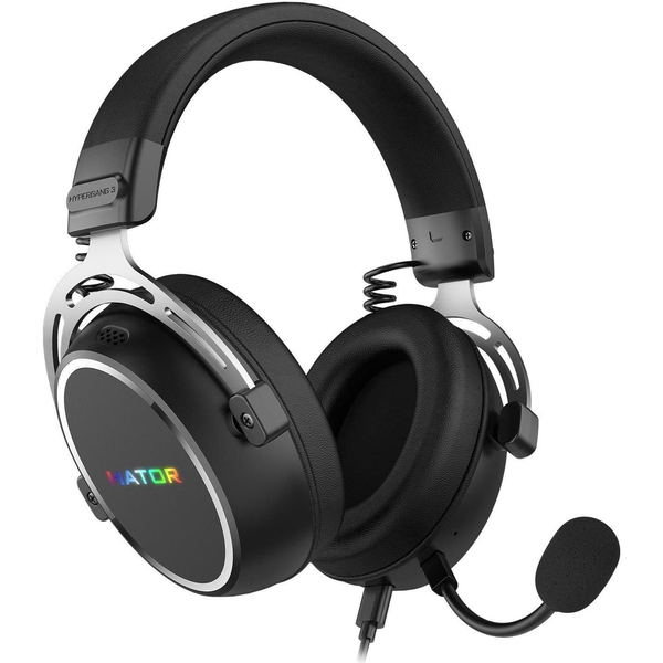 HATOR Hypergang 3 USB Headset Bedraad en draadloos Hoofdband Gamen USB Type-C / USB Type-A Bluetooth Zwart