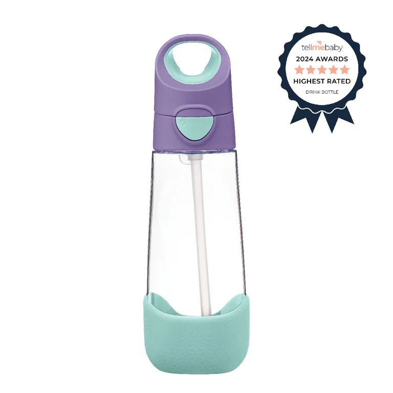 B.Box kulacs szívószállal 600ml lila-zöld (9353965002260) (9353965002260)