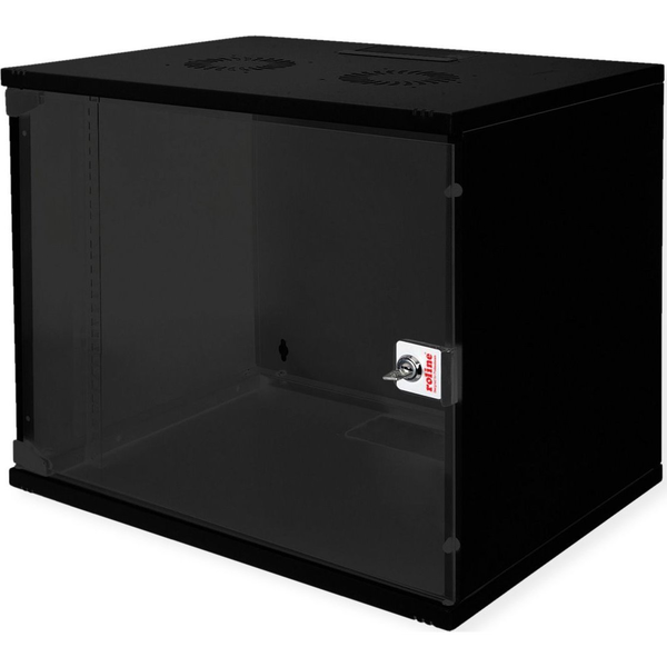 ROLINE Nástěnný rozvaděč Basic 9U 19" 540x400 mm (ŠxH) černý - sada