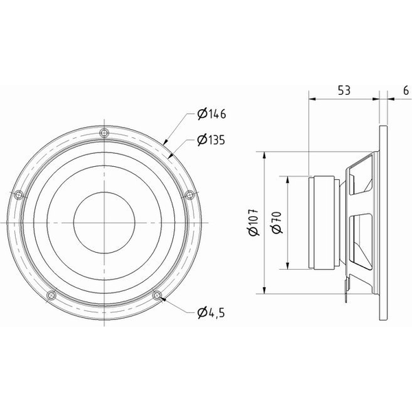 Bass/mid-range Speaker 8  80 W