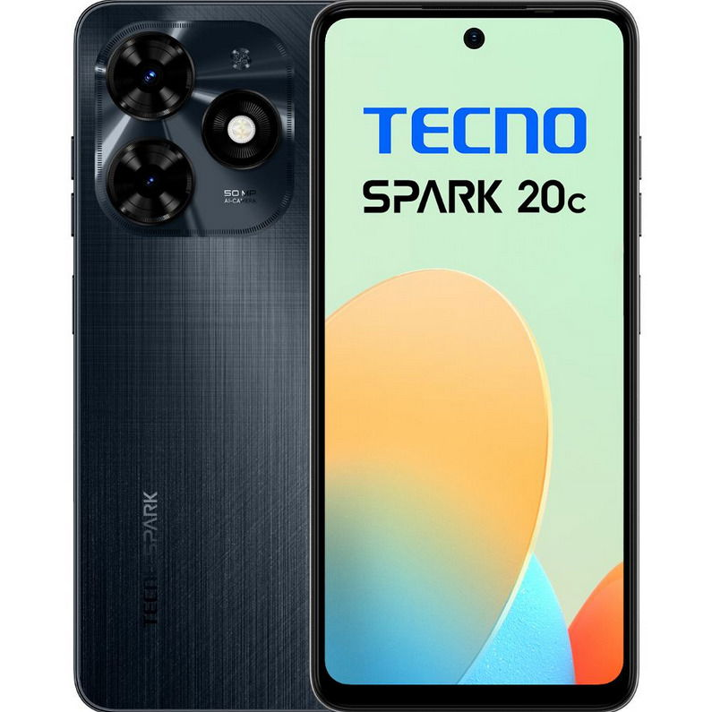 Tecno Spark 20C 4GB / 128GB Gravity Black (TEC1010b1HU)