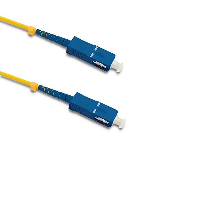 Qoltec 54298 optikai patch kábel SM Szimplex 2m - Sárga (54298)