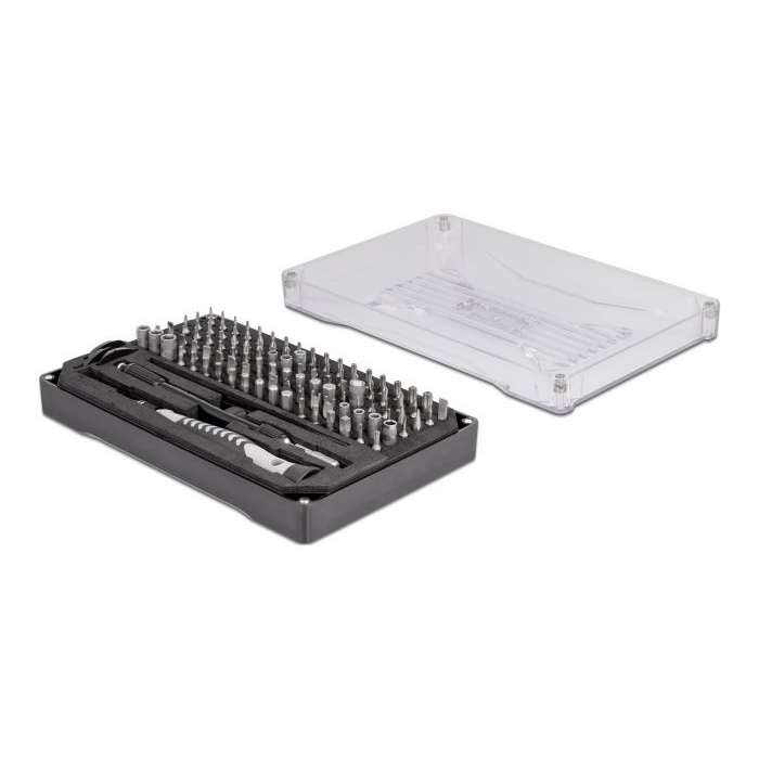 Delock precíziós csavarhúzófej készlet 117db-os (64168) (DL64168)