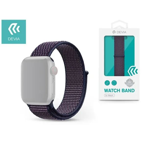 Devia ST326325 Apple Watch sport óraszíj indigó színű (ST326325)