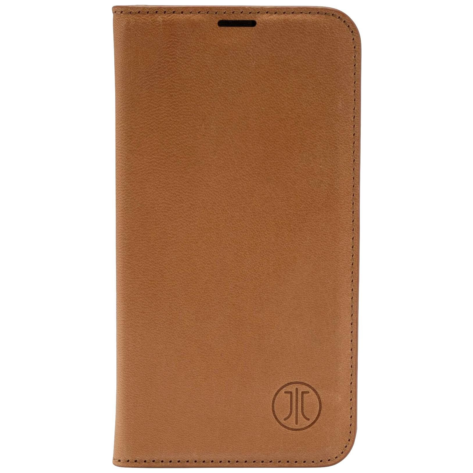 JT Berlin Echtleder Tegel Leder Case Apple iPhone 14 tok konyak (10859) (JT10859)