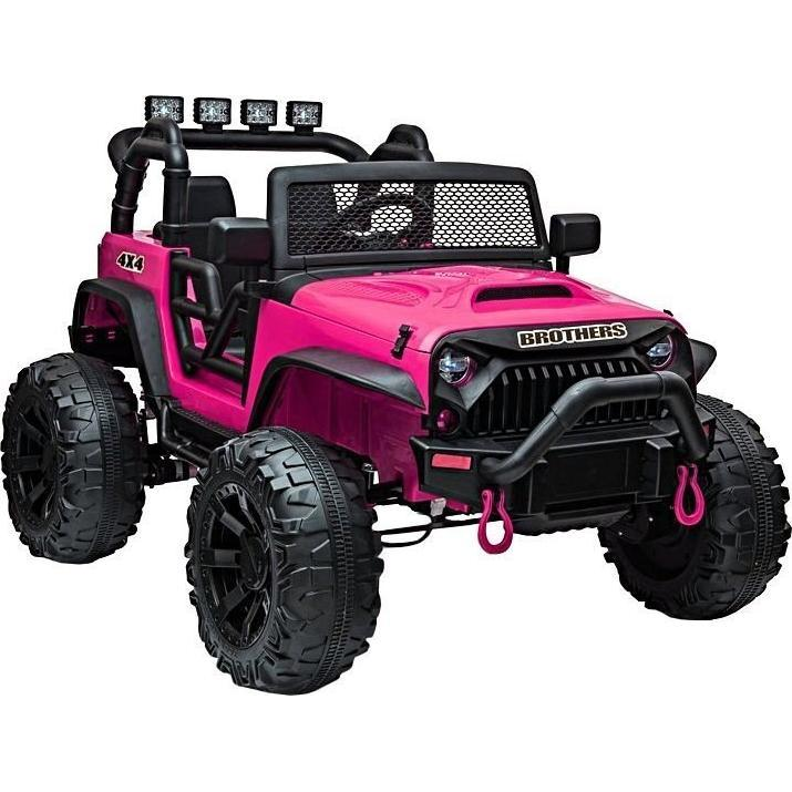 Brothers JEEP 24V Elektromos Kisautó Lakkozott Pink 6517 (6517)
