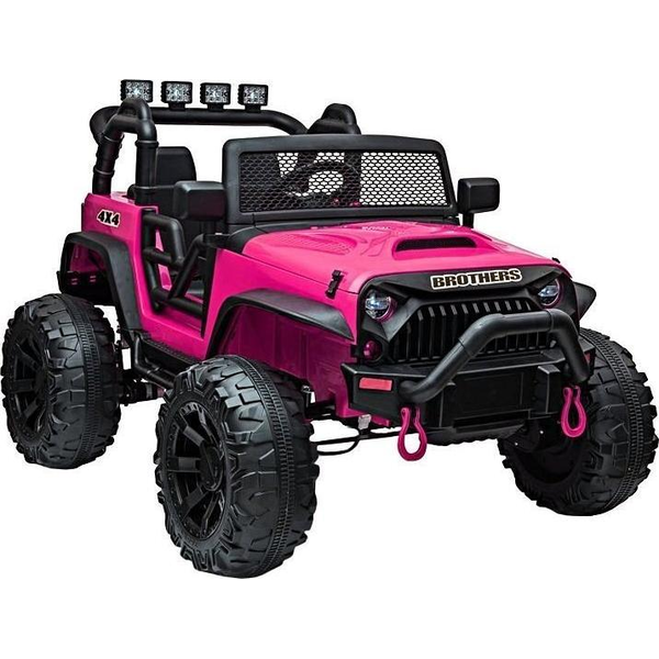 Brothers JEEP 24V Elektromos Kisautó Lakkozott Pink 6517