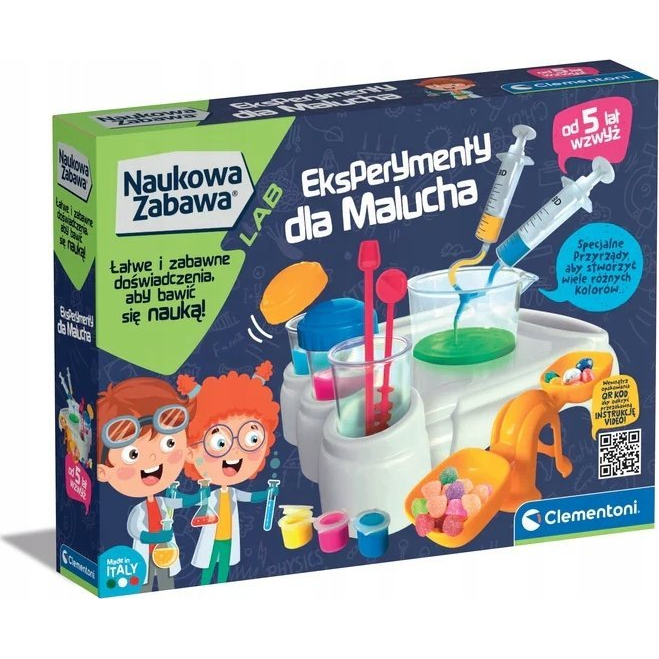 Tudományos És Játékos Kísérletek Kis Tudósoknak Lengyel Nyelv Clementoni 50895- 28508 (GXP-930452)