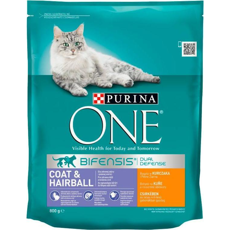 Purina One Bifensis Coat & Hairball 800 G (12300882)