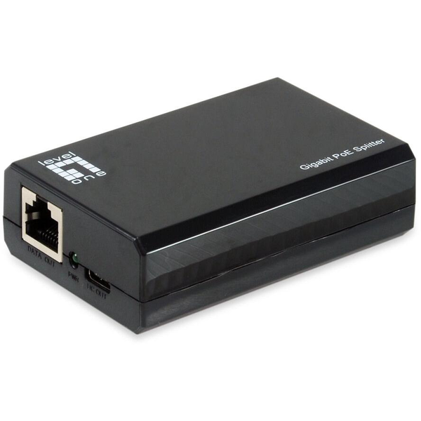 LevelOne POS-5001 divisor de red Negro Energía sobre Ethernet (PoE)