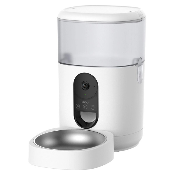 Imou PF1 4L comedero y bebedero para perro y gato Acero inoxidable Blanco Comedero automático para mascotas