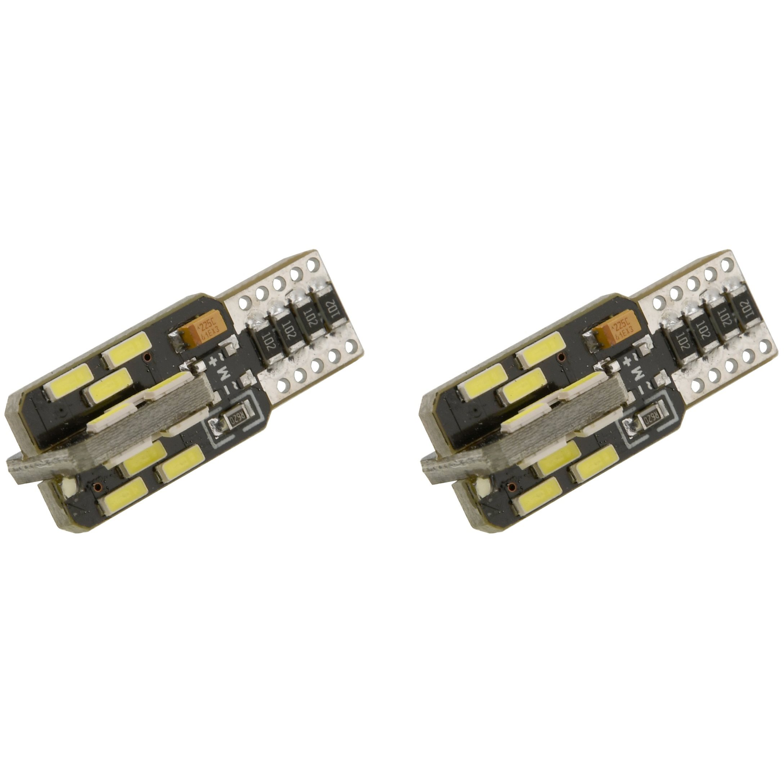 COMPASS Izzó 24 LED 12V T10 NEW-CAN-BUS fehér 2 db (8591686338287)