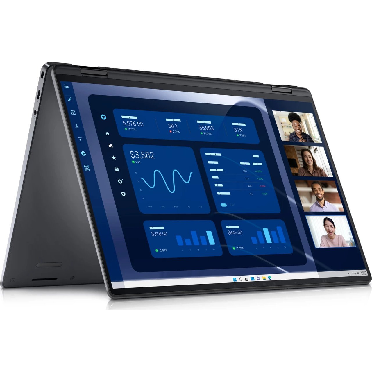 DELL Latitude 9450 2-in-1 Intel Core Ultra 7 165U Hibrid (2 az 1-ben) 35,6 cm (14