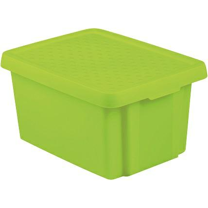 Curver 225410 Forgatható egymásba rakható tároló ESSENTIALS Drehstapelbox 45L, grün Egymásra rakható Zöld 1 db (225411)