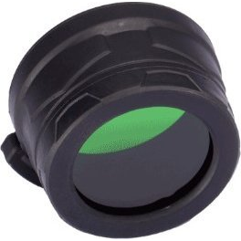 NiteCore zelen filter 40 mm žepna svetilka-dodatna oprema NFB40 za MH25\, EA4\, P25 in žep. svetilke z 39-42 mm NITNFG40