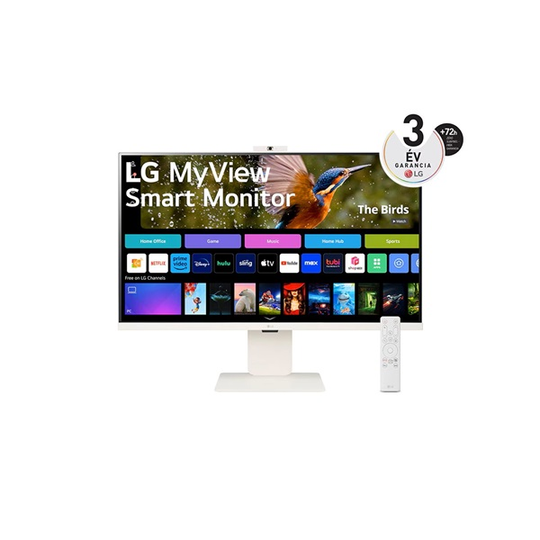 Монитор LG 32SR85U-W.AEU, бял