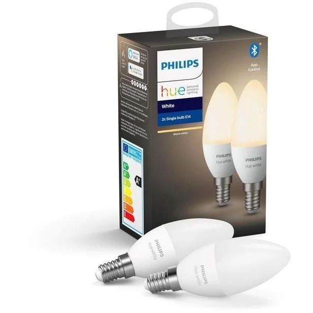 Philips Hue LED fényforrás E14 5.5W 2db/cs (929003021102) (929003021102)