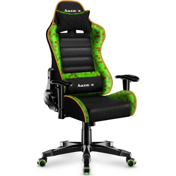Huzaro Ranger 6.0 Gyerek Minecraft Gamer szék - Fekete/Zöld