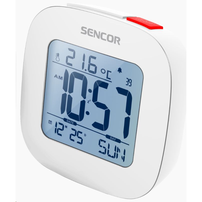 Sencor SDC 1200 W ébresztőórás rádió hőmérővel fehér (SDC1200W)