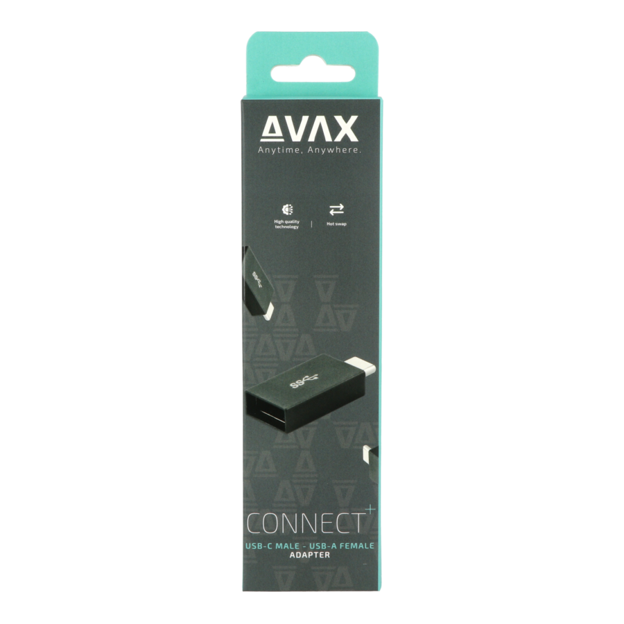 AVAX AD602 Connect Plus USB-C apa - USB-A anya OTG Adapter (AD602)