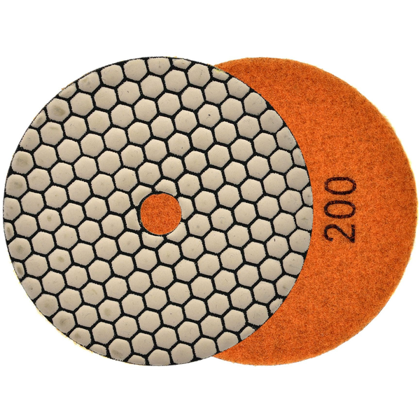 Geko Tarcza polerska do szlifowania gresu na sucho 125mm GR200 (25/250)