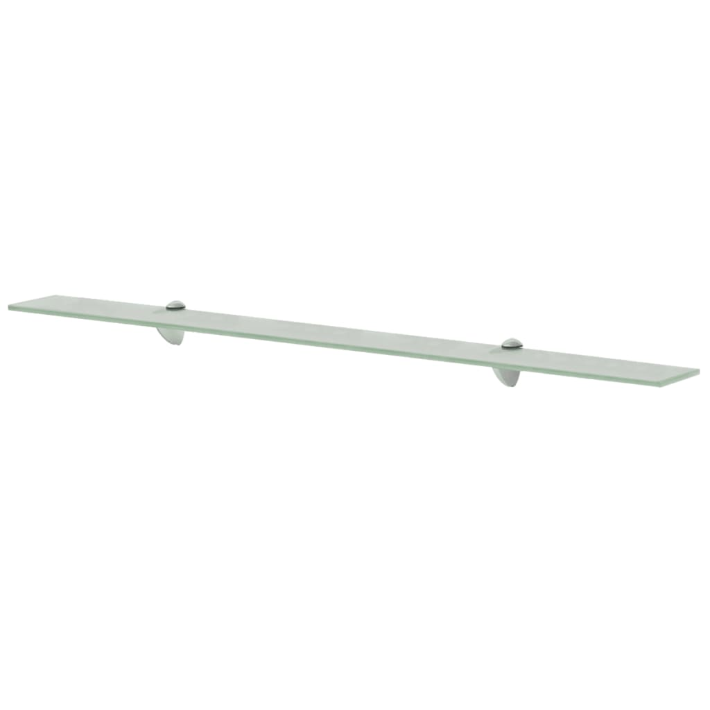 2 db lebegő üvegpolc 100 x 20 cm 8 mm (3051541)