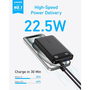 Anker A1257G11 Power Bank 10000 mAh 22.5W - Fekete
