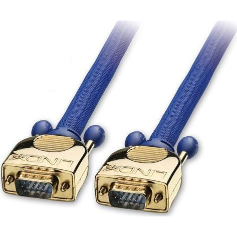 Lindy Premium Gold VGA 50.0m VGA kabel 50 m VGA (D-Sub) Blå