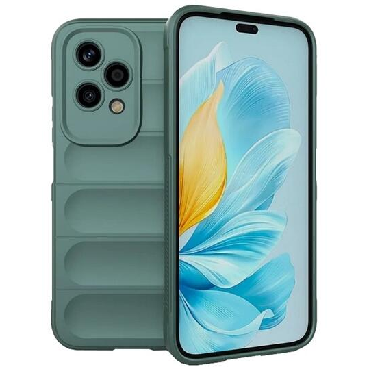 Gigapack Honor 200 Lite kameravédős szilikon tok sötétzöld (GP-158791) (GP-158791)