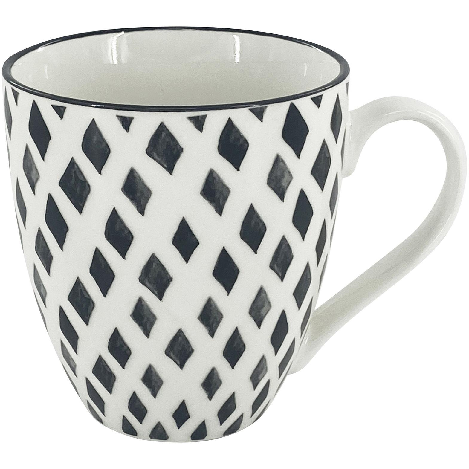 SIAKI BlackLine Bögre - kockás, 560 ml (A485-KA-00)