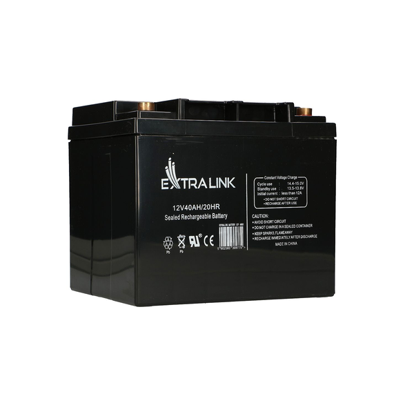 Extralink AKUMULATOR Battery ACCUMULATOR 12V 40AH - Batterie - 40.000 mAh Sealed Lead Acid (VRLA) 13.5 V 12 Ah