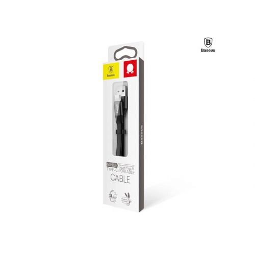 Kabel Baseus USB - USB typ C 0,23 m černý