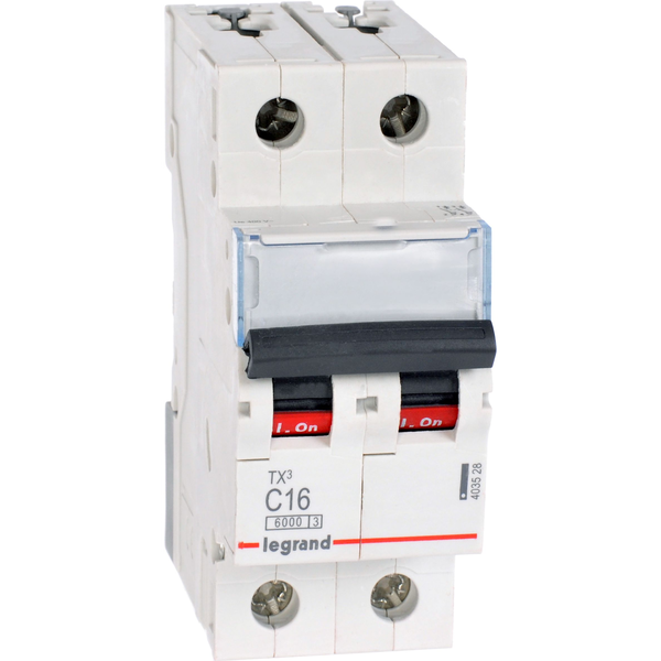 Legrand TX3 elektrický istič Miniatúrny istič Typ C 2