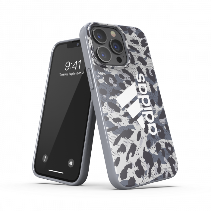 Adidas OR Snap Case Leopard Apple iPhone 13 / 13 Pro Tok - Szürke/Terepmintás (47259)