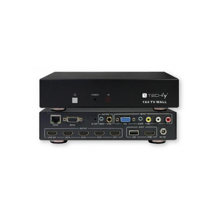 Techly IDATA HDMI-MX14 videó elosztó HDMI/DVI (IDATA-HDMI-MX14)