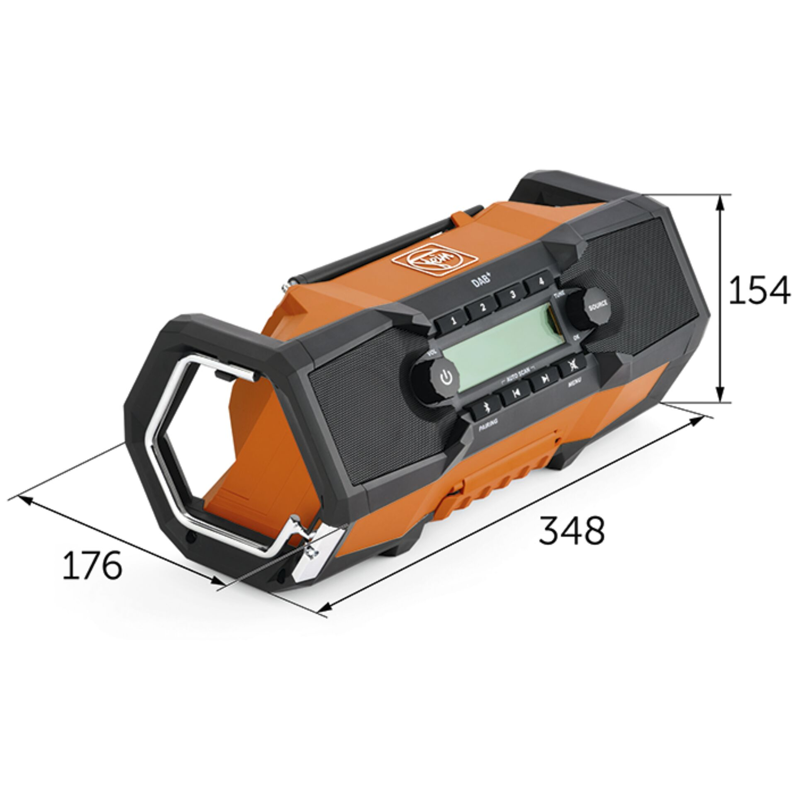 Fein ARAD 18 BC AS Akkumulátoros rádió (Akku és töltő nélkül) (92604204010)