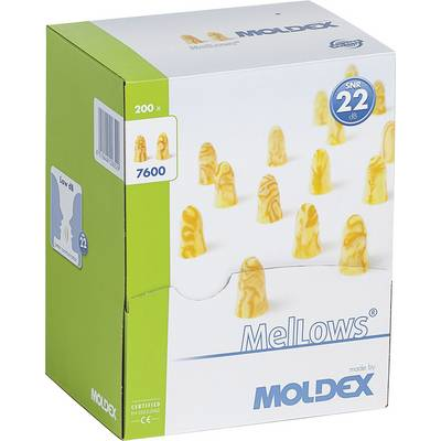 Moldex 760001 MelLows Hallásvédő füldugó 22 dB eldobható 200 pár (760001)