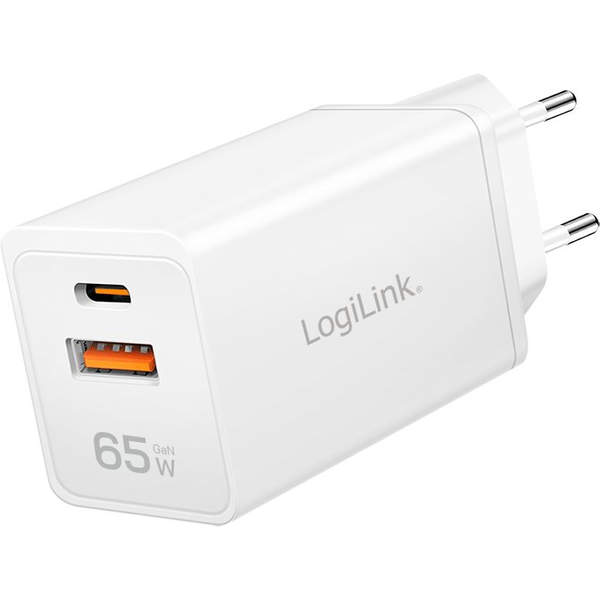 LogiLink PA0371 Caricabatterie per dispositivi mobili Universale Bianco AC Ricarica rapida Interno