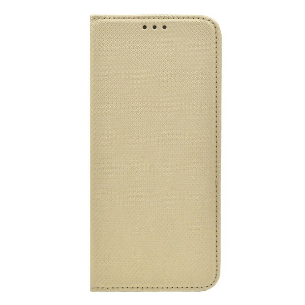 Tok álló, bőr hatású (FLIP, oldalra nyíló, asztali tartó funkció, rombusz minta) ARANY [Samsung Galaxy M53 (SM-M536)] (5996591211992)