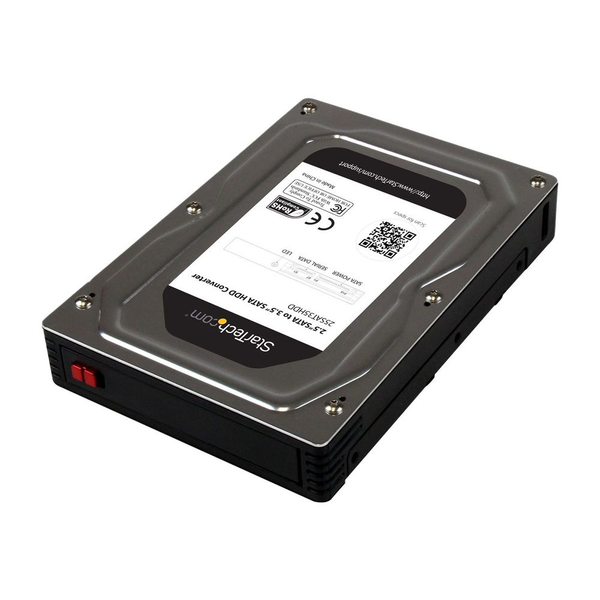 StarTech.com 25SAT35HDD panel k PC mechanikám 8,89 cm (3.5") Sáňky pro disk Černá, Stříbrná