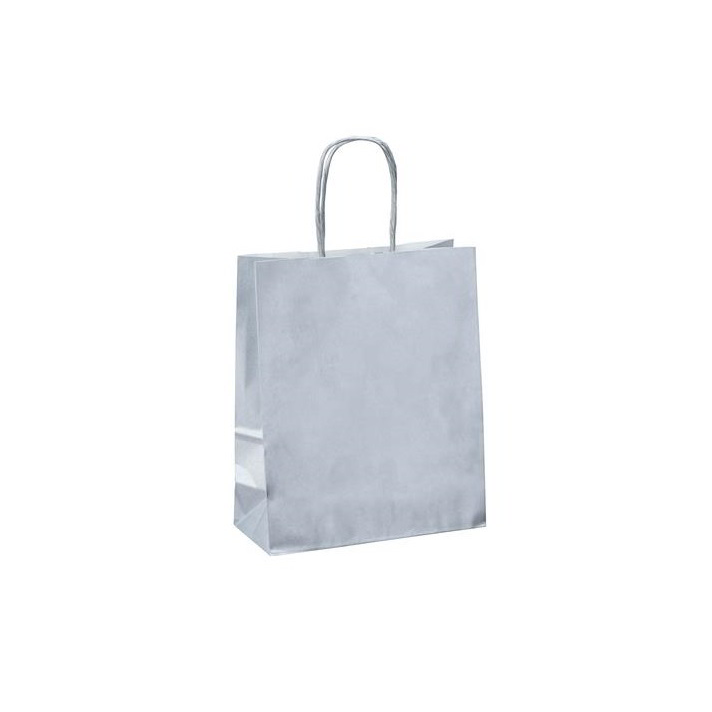 Viquel Ajándéktasak 22x12x31cm Ezüst (50 db) (098891-36)