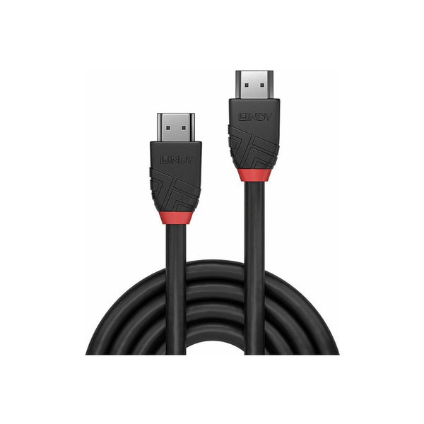 Lindy 36774 HDMI-kabel 5 m HDMI Type A (Standard) 3 x HDMI Type A (Standard) Sort