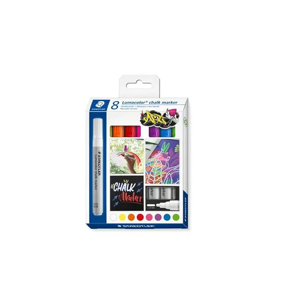 Stadtler Lumocolor® 344 2,4 mm Krétamarker készlet - Vegyes színek (8 db / csomag)