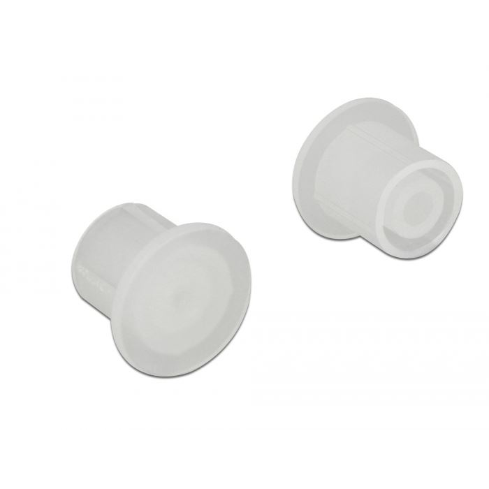 Delock F csatlakozó-védő 10db áttetsző (60164) (delock60164)