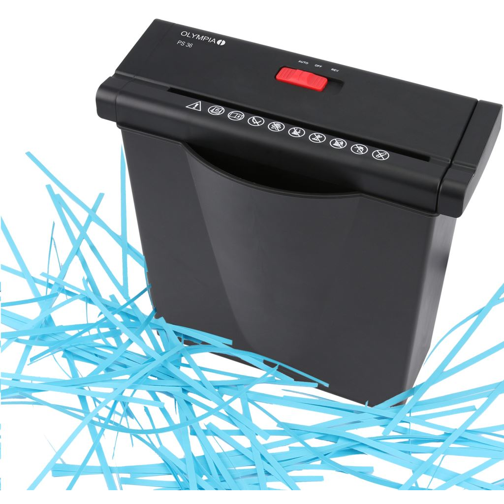 Olympia PS 36 iratmegsemmisítő fekete (Olympia PS 36 bk)