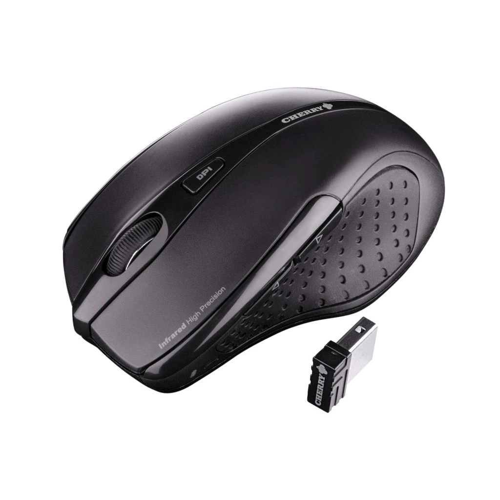 Cherry MW 3000 vezeték nélküli optikai egér 1750 DPI fekete (JW-T0100)