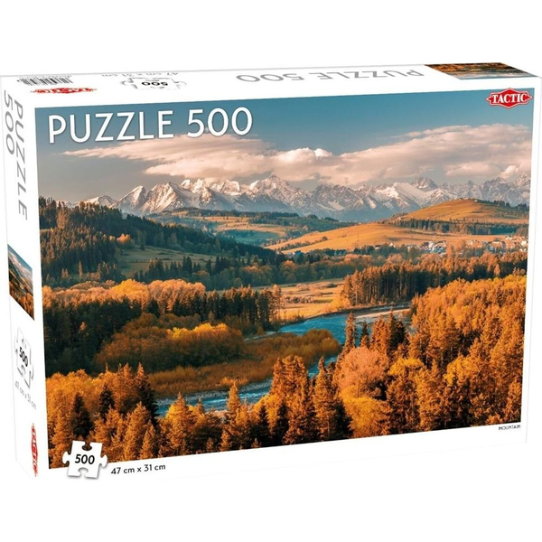 Tactic Landscape: Mountain - 500 pcs Puslespil 500 stk Landskab